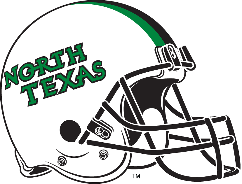 North Texas Mean Green 2005-Pres Helmet Logo t shirts DIY iron ons v2
